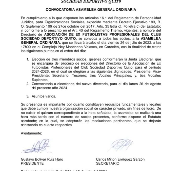 convocatoria elecciones 2024-2026